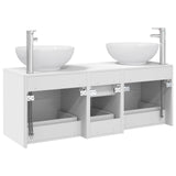 Bathroom Furniture Set 3 pcs White 49.5 x 44.5 x 65 cm 3405907