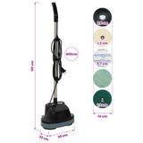 5 in 1 Twin Head Floor Scrubber & Polisher Black 42048120