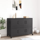 Sideboard Black 100.5x39x72 cm Steel 846740