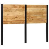 Headboard 140 cm Solid Wood Acacia and Iron 4017551