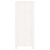 Sideboard White 70x35x80 cm Solid Wood Pine 813750