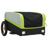 Bike Trailer Black and Green 30 kg Iron 94039