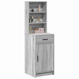 Highboard Grey Sonoma 40 x 40.5 x 135 cm Engineered Wood 865078