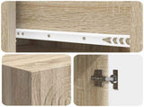 Cabinet Set 2 pcs 33 x 34.5 x 90 cm Engineered Wood 3416468