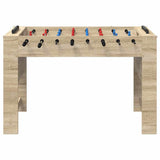 Foosball Table Sonoma Oak 125 x 60.5 x 80 cm Engineered Wood 858886