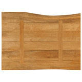 Table Top 80x60x2.5 cm Live Edge Solid Wood Mango 370764