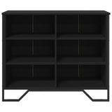 Sideboard Black 91x35.5x74.5 cm Engineered Wood 848549