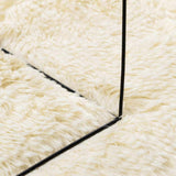 Shaggy Rug High Pile NAVARRA Cream 200x200 cm Polyester 4102879