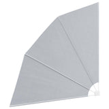 Collapsible Balcony Side Awning Grey 210x210 cm 41573