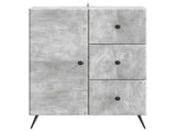 Sideboard Concrete Grey 66 x 34.5 x 90 cm Engineered Wood 895548