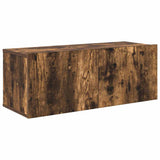 3 Piece TV Cabinet Set Smoked Oak Engineered Wood 3120224