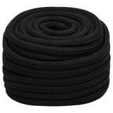 Work Rope Black 25 mm 25 m Polyester 152843