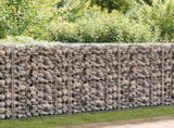 Gabion Basket Galvanised Steel 200x50x100 cm 142552