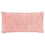 Cushion Cover 12 pcs HOUTEN Pink 40 x 80 cm Faux Rabbit Fur 918453