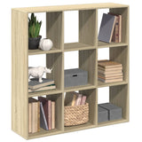 Room Divider Bookcase Sonoma Oak 102x29x103.5 cm Engineered Wood 858041