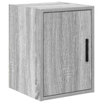 ZNTS Garage Cabinets 2 pcs Grey Sonoma Engineered Wood 3328319