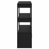 Sideboard Black oak 30 x 80 x 90 cm Engineered wood 881095