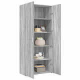 Highboard Grey Sonoma 80x42.5x185 cm Engineered Wood 3281439