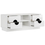 TV Cabinet VENRAY 101 x 36.5 x 40 cm High Gloss White 8019923