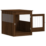 Dog Crate Furniture Brown Oak 64.5x80x71 cm Engineered Wood 838336