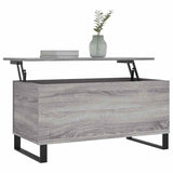 Coffee Table Grey Sonoma 90x44.5x45 cm Engineered Wood 830986