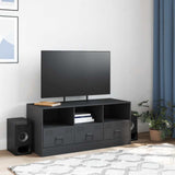 TV Cabinet Anthracite 99x39x44 cm Steel 841735
