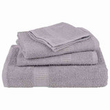 ZNTS 12 Piece Towel Set Grey 360 gsm 100% Cotton 137102