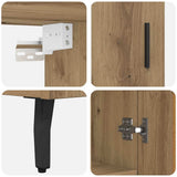 Highboard 2 pcs Artisan Oak 69.5 x 34 x 180 cm Engineered Wood 3415917
