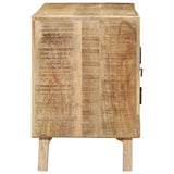 TV Cabinet 105x46x32 cm Solid Wood Rough Mango 4104521