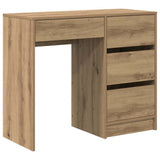 Desk with Drawer Artisan Oak 90 x 37.5 x 75 cm Engineered Wood 869497