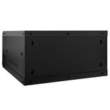 Network Cabinet with Storage Black 60 x 60 x 35 cm Steel 42017635