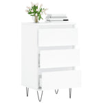 ZNTS Sideboard White 40x35x70 cm Engineered Wood 831092