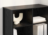 Book Cabinet Black Oak 99.5 x 30 x 108.5 cm Engineered Wood 886534