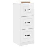 Drawer Cabinet High Gloss White 33 x 34.5 x 87 cm 895769