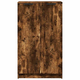 Shoe Cabinet Smoked Oak 59x35x100 cm Engineered Wood 817108