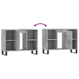 Bathroom Cabinet Concrete Grey 80x33x60 cm Engineered Wood 831640
