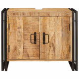 Sink cabinet with Shelf Brown 71 x 33 x 58 cm Solid Mango Wood 4102766