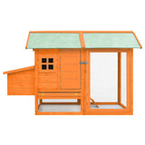 Chicken Cage Solid Pine & Fir Wood 170x81x110 cm 170644