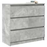 Sideboard Concrete Grey 80x35x76 cm Engineered Wood 861736