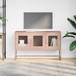 ZNTS TV Cabinet Pink 100.5x39x60.5 cm Cold-rolled Steel 853339