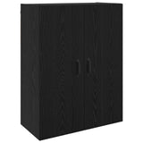 Wall-Mounted Cabinet 2 pcs Black Oak 69.5 x 34 x 90 cm 3394553