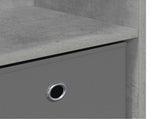 Sideboard with Drawer Concrete Grey 73.5 x 22.5 x 53.5 cm 8000503