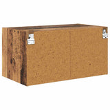 Wall Cabinets 2 pcs Old Wood 68 x 37 x 35 cm Engineered Wood 882914