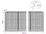 Gabion with 5 mm Wire and 5x5 cm Mesh 1000x30x200 cm 3464222