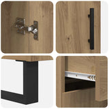 Highboard 2 pcs Artisan Oak 69.5 x 34 x 180 cm 3415965