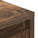Highboard Smoked Oak 29.5x34x119.5 cm Engineered Wood 861656