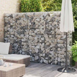 Gabion Wall with Covers Galvanised Steel 300x30x200 cm 147823