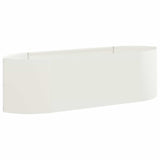 Raised Garden Bed White 140 x 40x 40 cm Steel 8011713