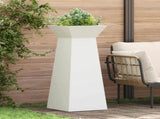 Pillar Planter White 40 x 40 x 100 cm 873854