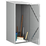 Garden Shed Grey Galvanised Steel 87x98x159 cm Garden Shed 46290